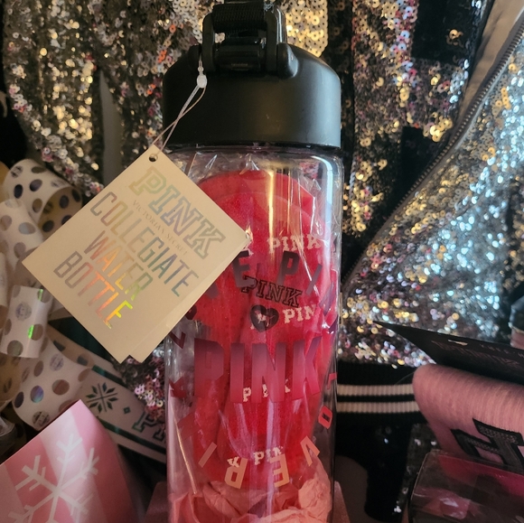 NWT Victorias Secret PINK water bottle/sponge READ AD - Picture 3 of 5